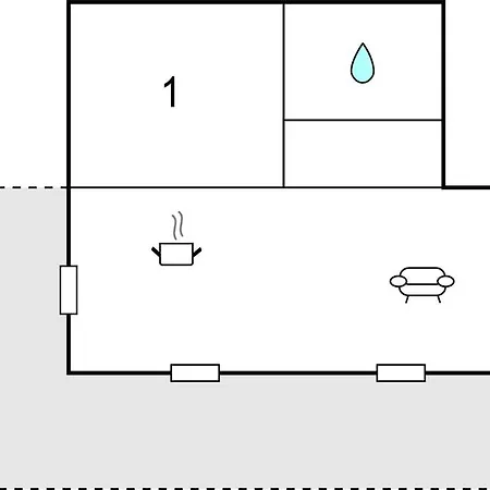 1 Bedroom Cozy In Будинок відпочинку *