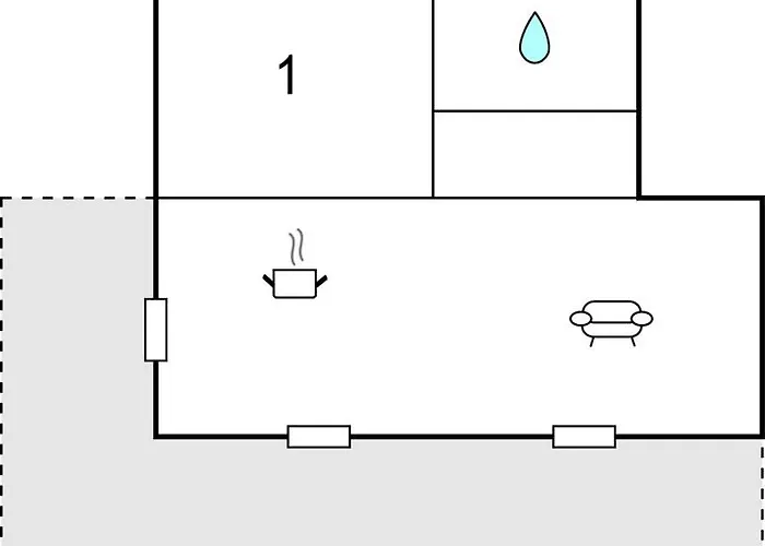 1 Bedroom Cozy In 別荘 *